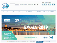 Tablet Screenshot of ewma.org